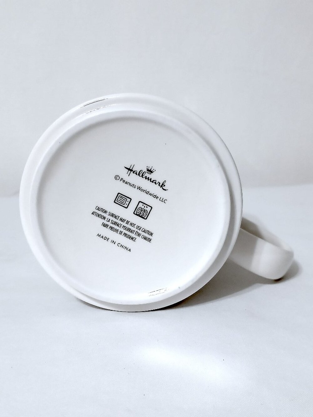 Hallmark Peanuts Lucy Coffee Mug White “Coffee First Smile Later” Snoopy Cartoon - Picture 4 of 5